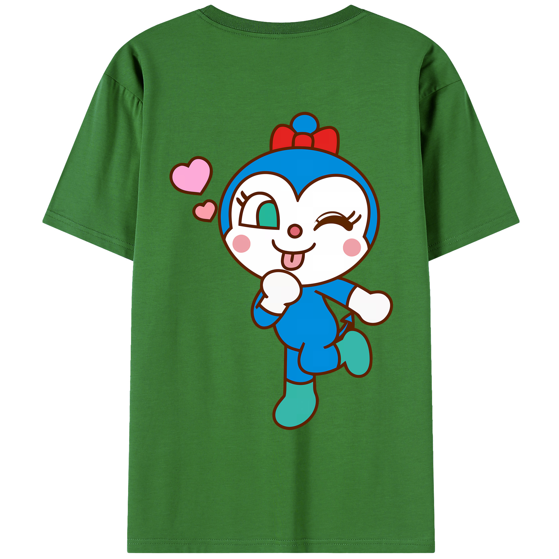 （画像用） アンパンマン Anpanman レディース半袖Tシャツ(バックプリント)
